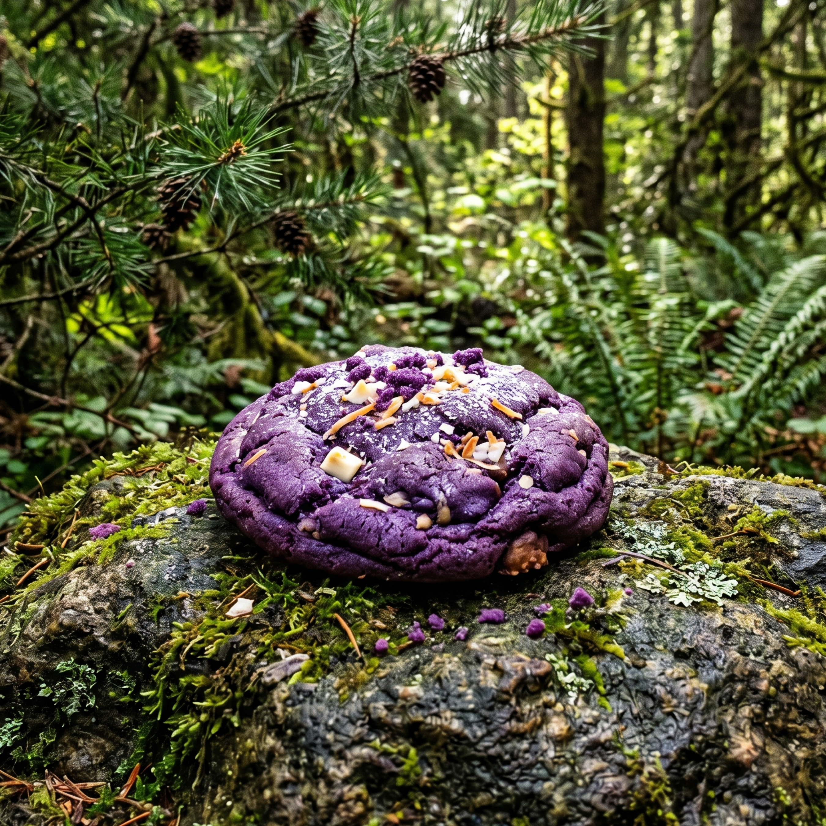 Cookie à l'Ube et chocolat blanc : le biscuit violet de Mamy Cookie Image