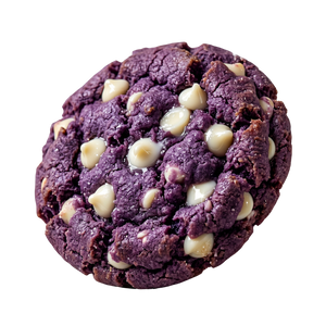 Ube de Mamy Cookies, pâtisserie avec pâte violette, décor élégant et texture moelleuse visible dans l'image.